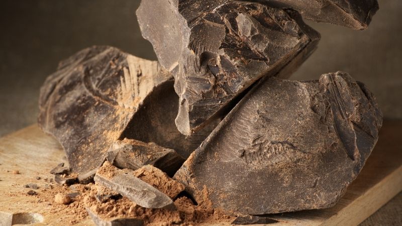 Zeremonieller Kakao in Block anstatt Kakaopulver