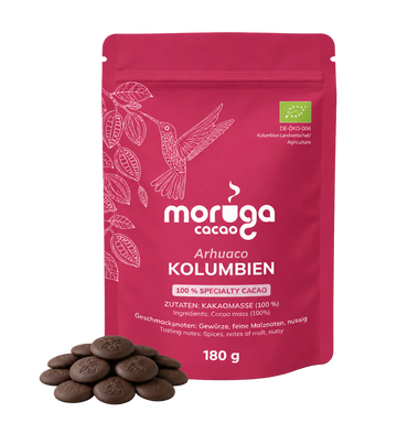 1× 180 g Arhuaco-Kakao aus Kolumbien