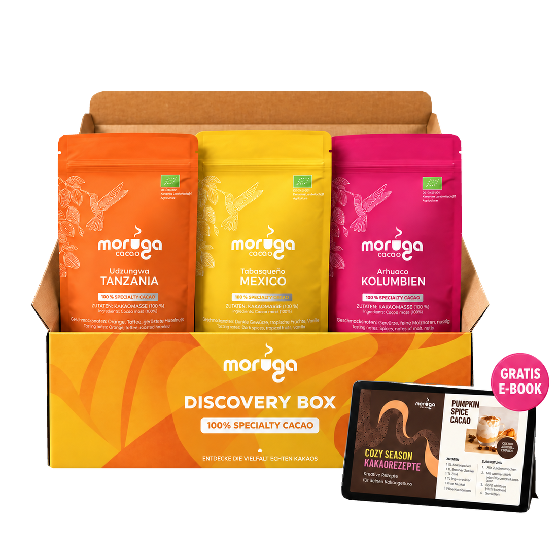 Moruga Starter Kit im bisherigen orange-gelb-lila Packungsdesign
