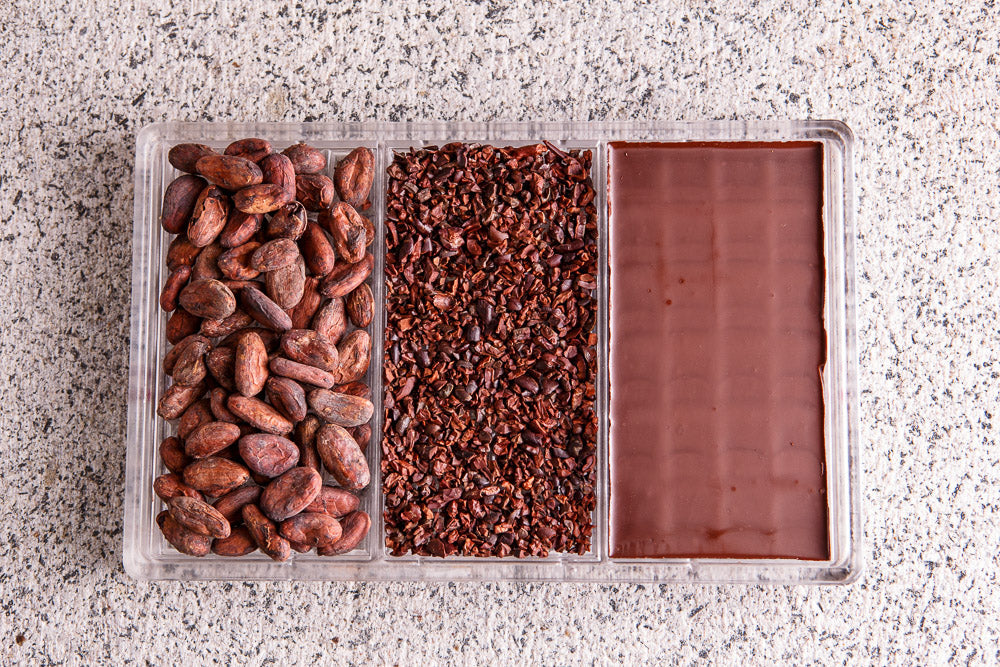 100% Schokolade aus Bean-To-Bar Herstellung