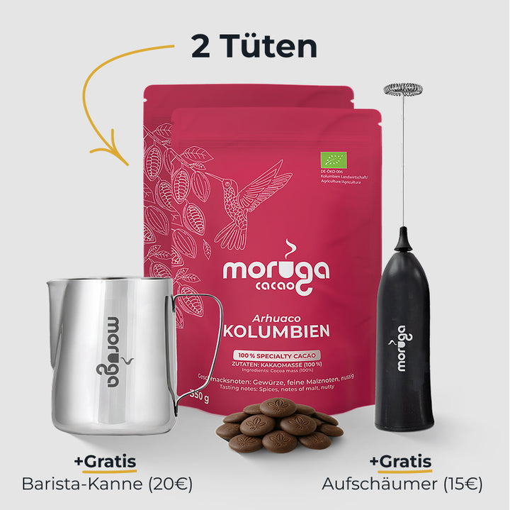 Moruga Cacao Starter-Kit "Kolumbien" (Vorbestellung - Lieferung ab 16.05)