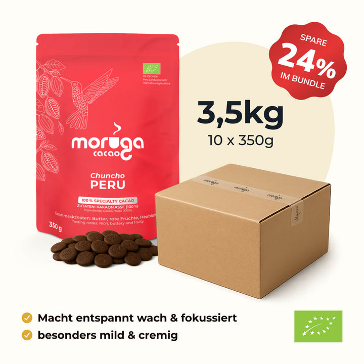 Moruga Cacao 10x350g Gebinde