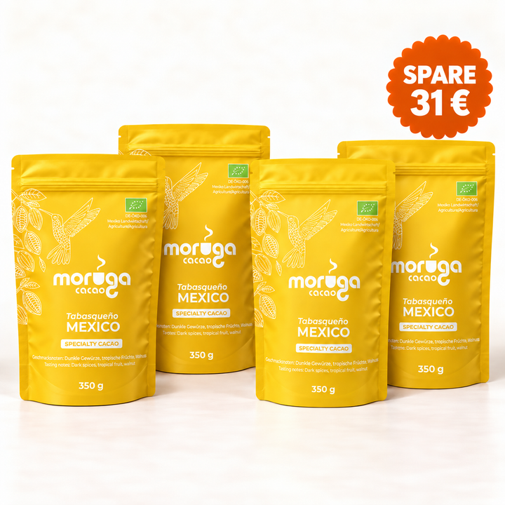 Moruga 4mex – vier 350-g-Tüten, spare 31 Euro