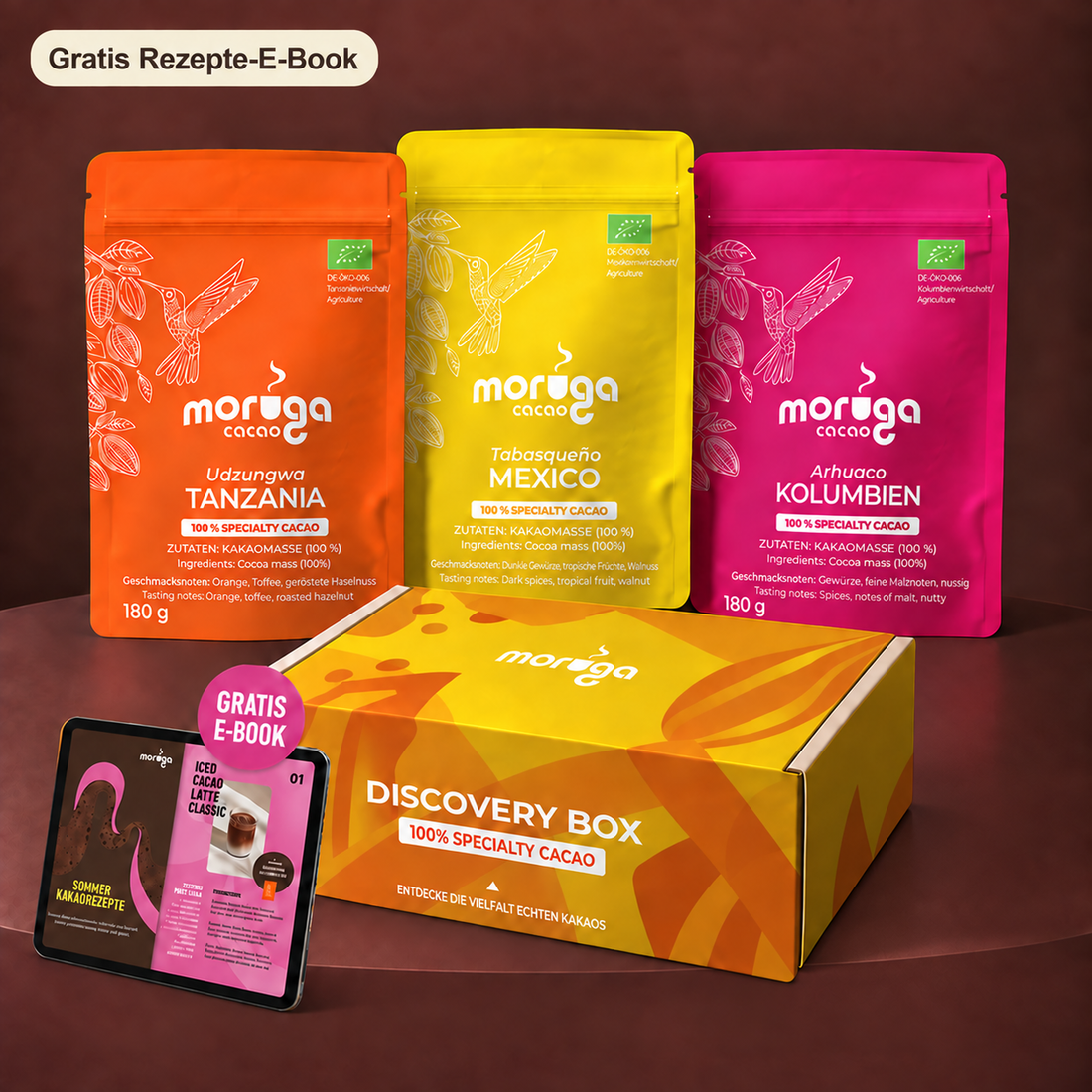 Udzungwa Tansania, Tabasqueño Mexiko und Arhuaco Kolumbien – je 180 g